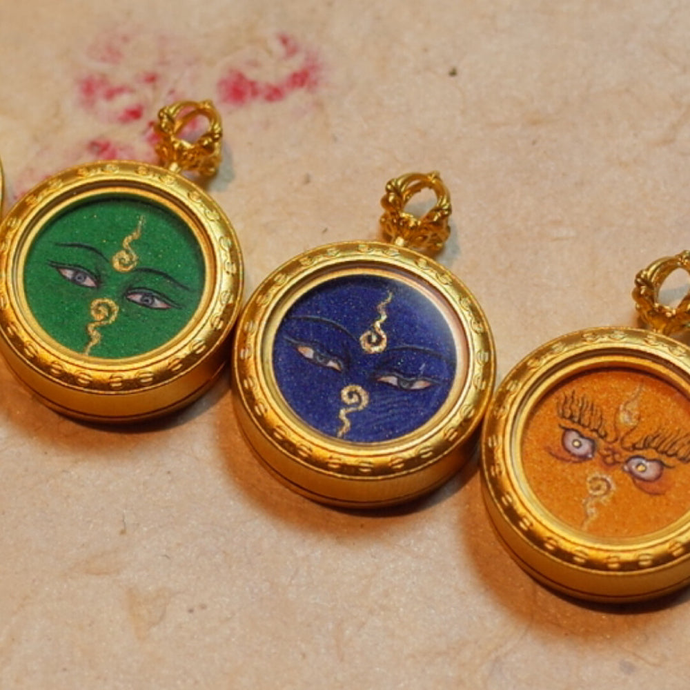 Divine Eye Hand-Painted Guardian Amulet