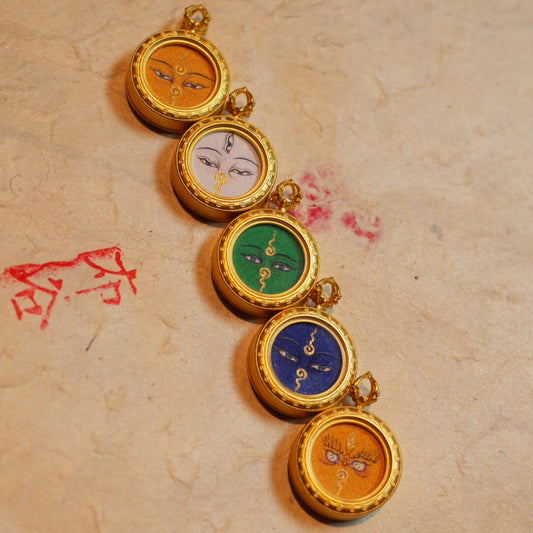 Divine Eye Hand-Painted Guardian Amulet