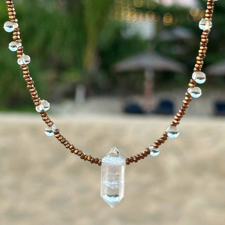 Tranquil Essence Crystal Necklace