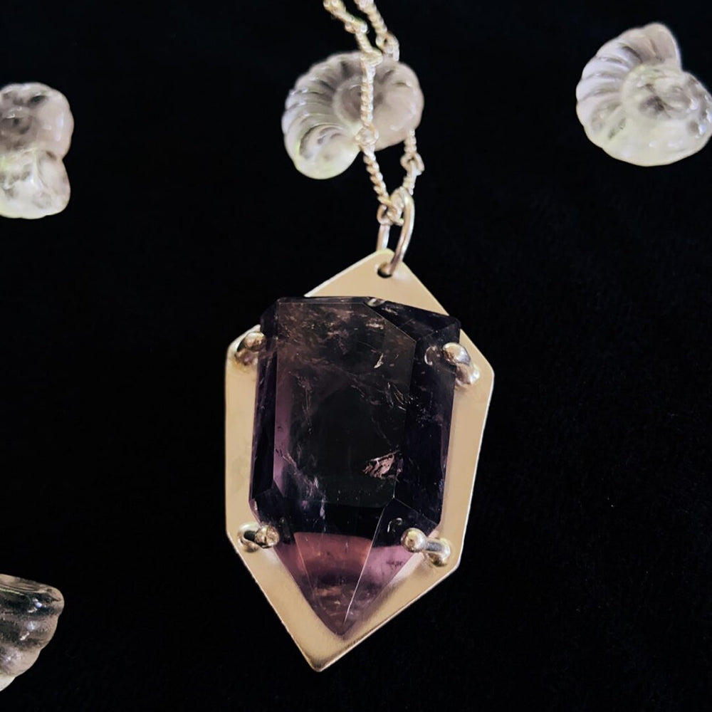 Guardian Spirit Amethyst Pendant Necklace