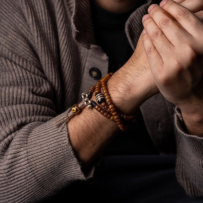 Guardian Blessings Yak Bone Bracelet