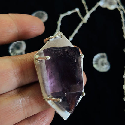 Guardian Spirit Amethyst Pendant Necklace