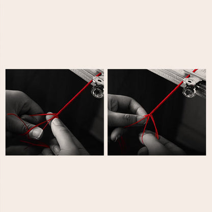 999 Sterling Silver Year of the Snake Handmade Copper Coin Protection Braided Bracelet