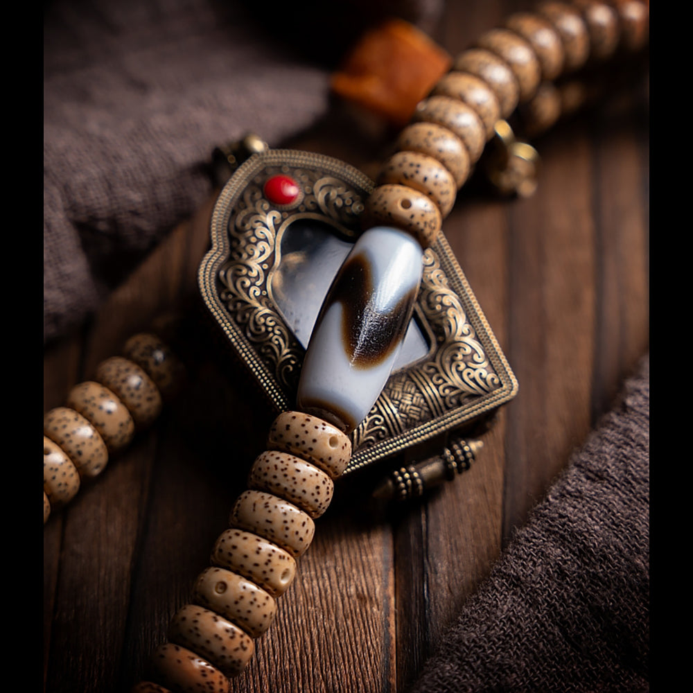 Sacred Guardian Bodhi Seed Bracelet