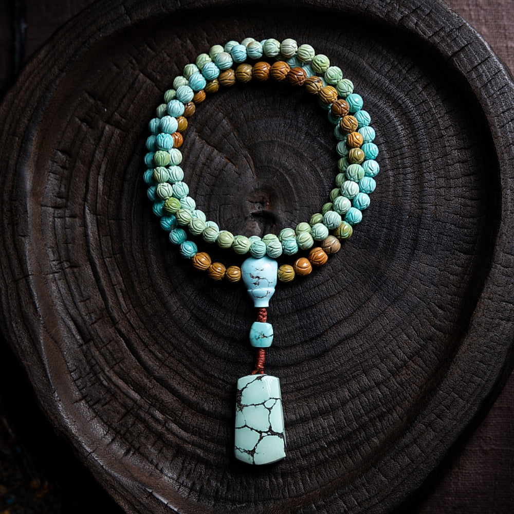Serenity Turquoise Mala 108 Mala Beads