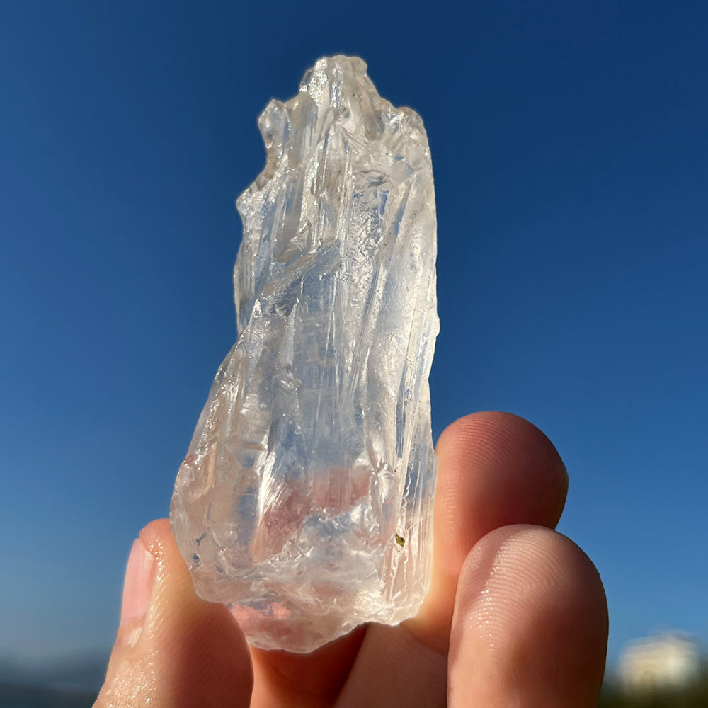 Rare Tibetan Nirvana Himalayan White Quartz Crystal